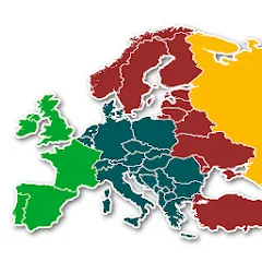 Скачать взломанную Europe Map Quiz - European Cou  [МОД Много монет] - стабильная версия apk на Андроид