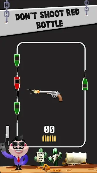 Bottle Shooting VS Gun  [МОД Mega Pack] Screenshot 2