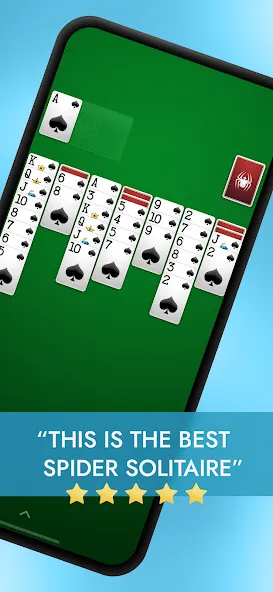 Spider Solitaire  [МОД Unlimited Money] Screenshot 1