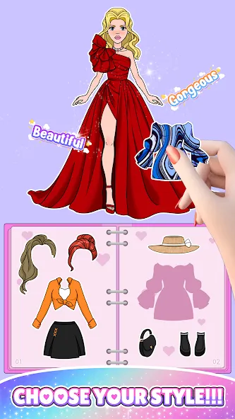 Paper Doll: Fashion Dress Up (Свит Пейпер Долл)  [МОД Много денег] Screenshot 5