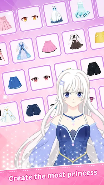 Princess Dress Up - Sweet Doll (Принцесса нарядиться)  [МОД Unlimited Money] Screenshot 4