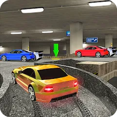 Взломанная Street Car Parking: Car Games  [МОД Unlocked] - последняя версия apk на Андроид