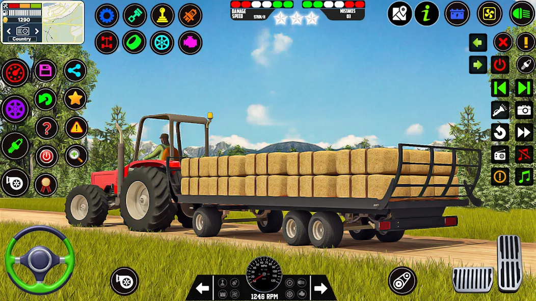 Indian Tractor Game Farming 3D  [МОД Бесконечные монеты] Screenshot 4