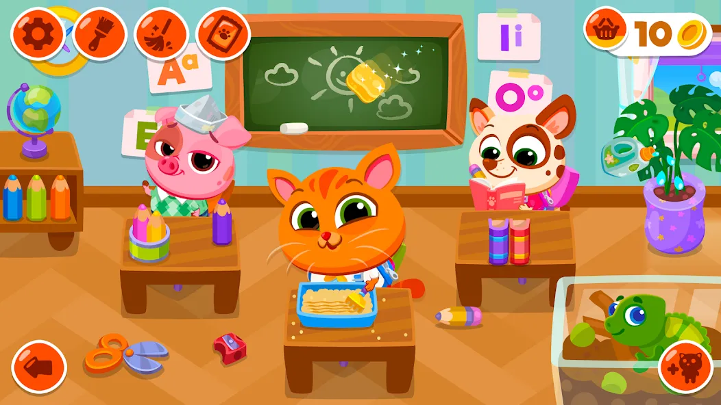 Bubbu School - My Virtual Pets (Буббу Скул)  [МОД Меню] Screenshot 1