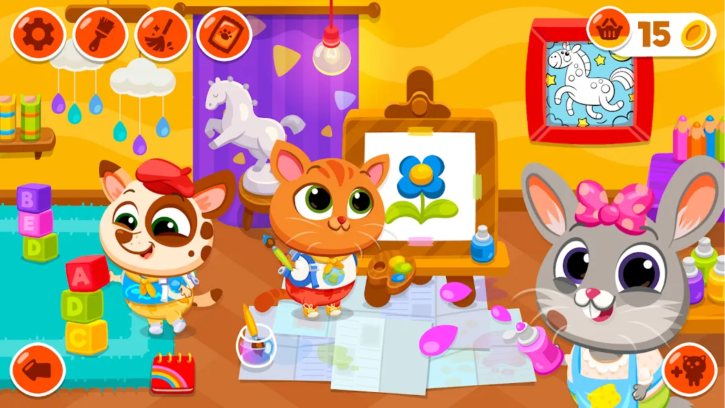 Bubbu School - My Virtual Pets (Буббу Скул)  [МОД Меню] Screenshot 4