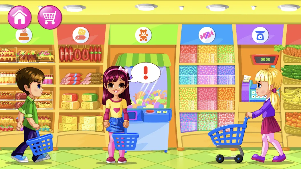 Supermarket Game  [МОД Все открыто] Screenshot 2