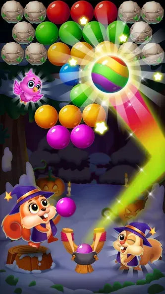 Bubble Shooter Rescue (Бабл Шутер Рескью)  [МОД Бесконечные деньги] Screenshot 4