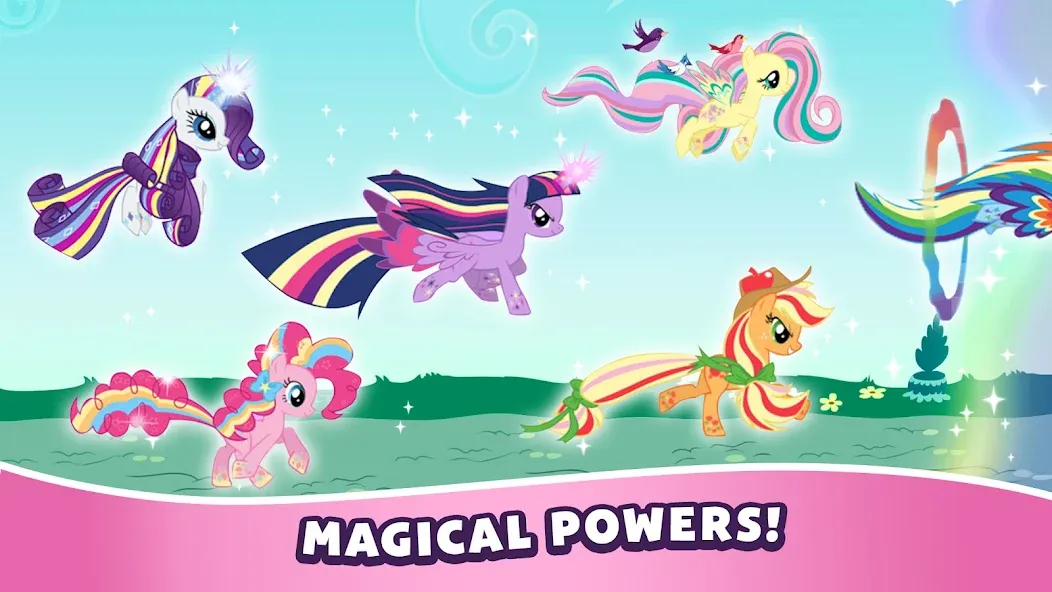 My Little Pony Rainbow Runners (Май Литл Пони)  [МОД Бесконечные монеты] Screenshot 4