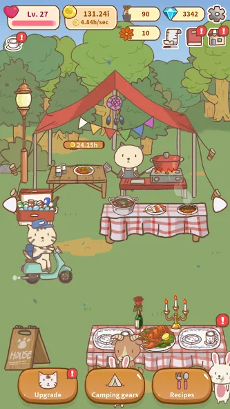 Animal Camping: Idle Camp (Анимал Кемпинг)  [МОД Бесконечные деньги] Screenshot 5