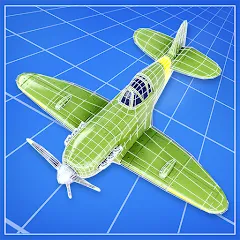 Скачать взломанную Idle Planes: Build Airplanes (Айдл Плейнс)  [МОД Mega Pack] - последняя версия apk на Андроид