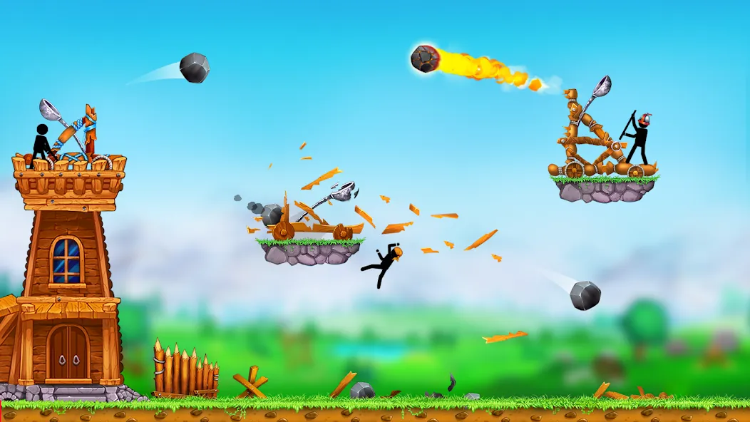 The Catapult 2 : bone masters  [МОД Unlimited Money] Screenshot 1