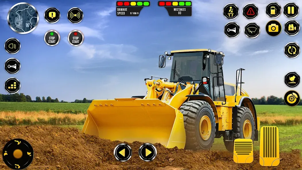 Construction Machine Real JCB  [МОД Много денег] Screenshot 2