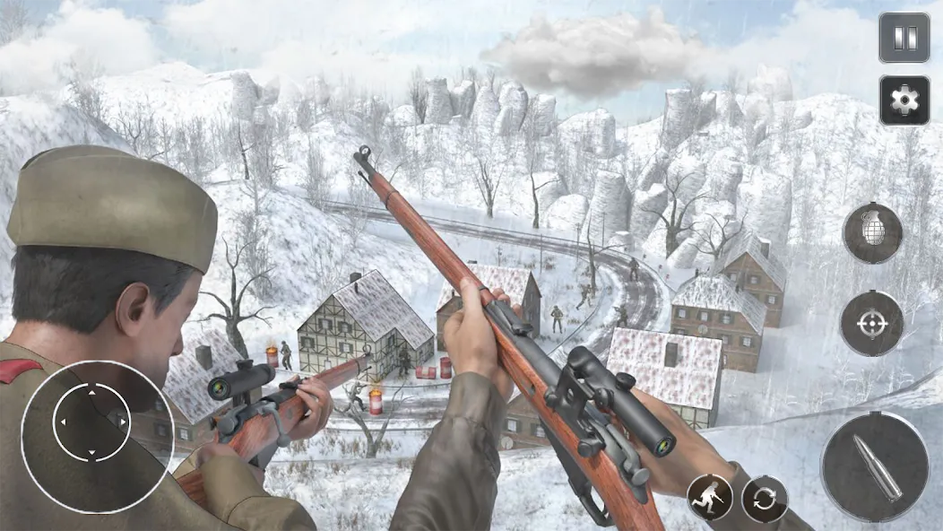 Call Of Courage : WW2 Shooting  [МОД Mega Pack] Screenshot 4