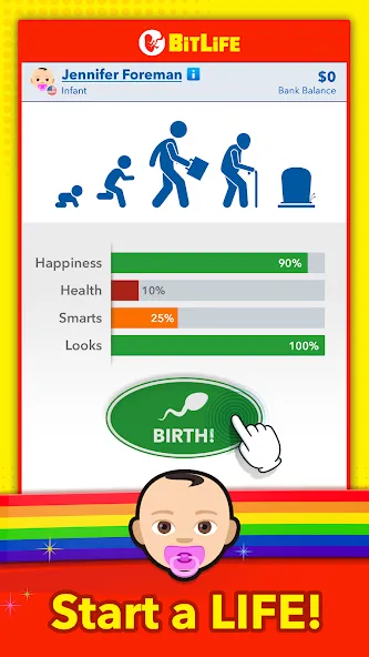 BitLife - Life Simulator (БитЛайф)  [МОД Mega Pack] Screenshot 1