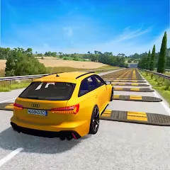 Скачать взломанную Beam Drive Road Crash 3D Games (Бим Драйв Роад Краш 3Д Геймс)  [МОД Бесконечные деньги] - стабильная версия apk на Андроид