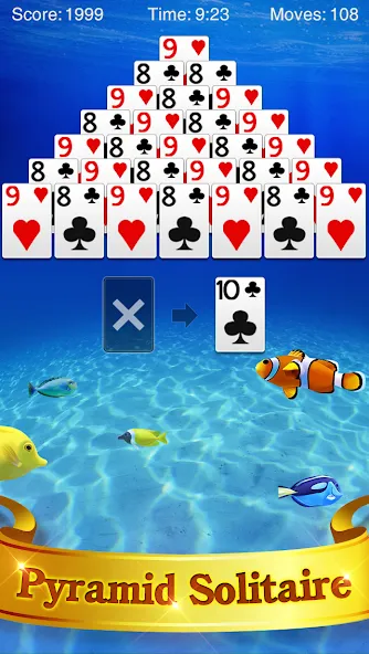 Pyramid Solitaire  [МОД Unlocked] Screenshot 1