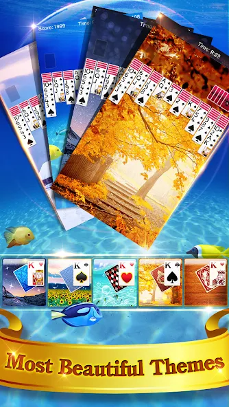 Spider Solitaire  [МОД Menu] Screenshot 4