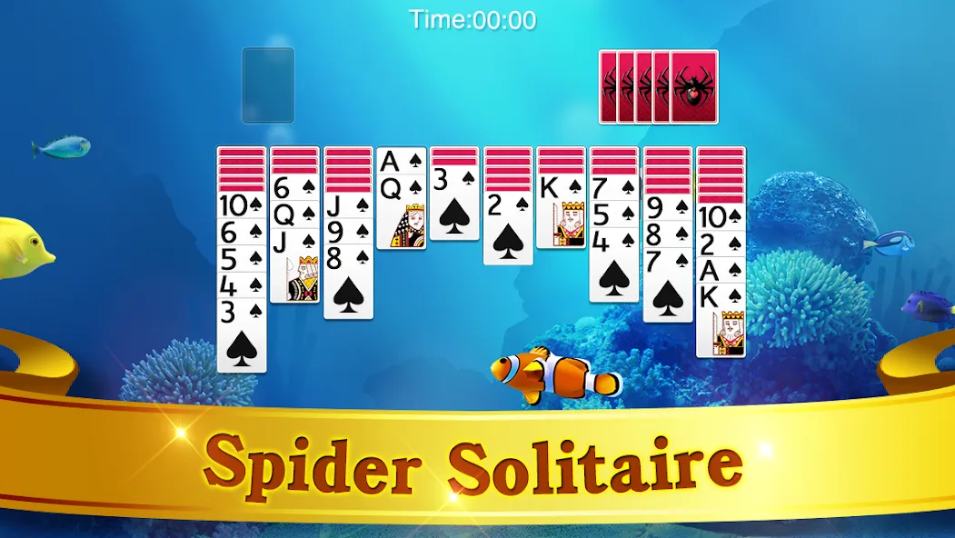 Spider Solitaire  [МОД Menu] Screenshot 5