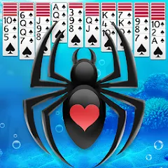 Взломанная Spider Solitaire  [МОД Menu] - последняя версия apk на Андроид