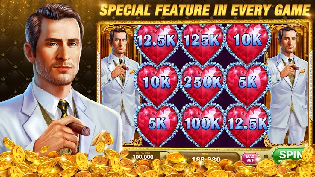 Slots Rush: Vegas Casino Slots (Слотс Раш)  [МОД Меню] Screenshot 1