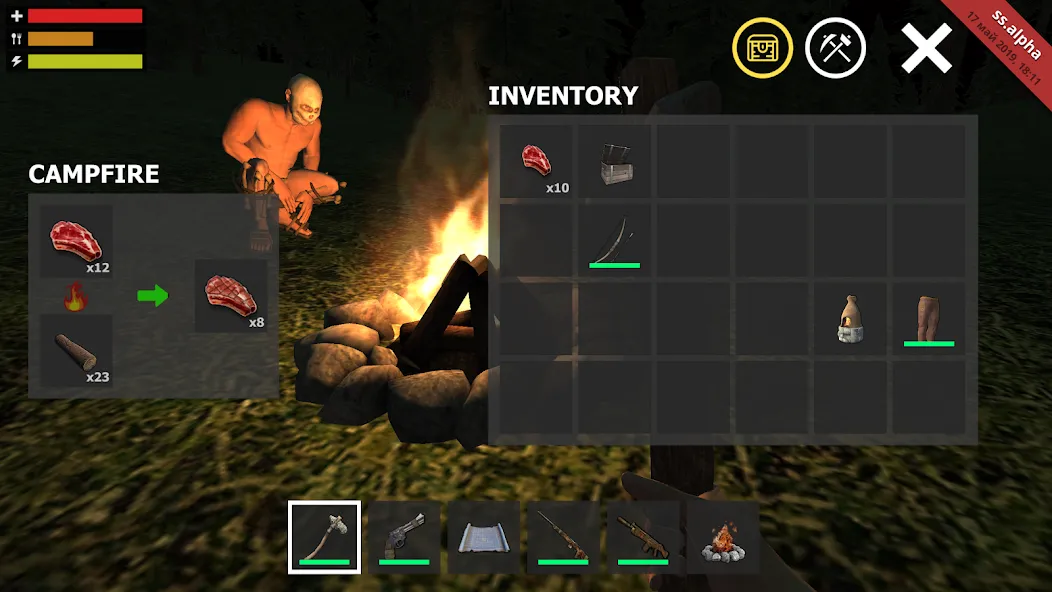 Survival Simulator (Сурвайвал Симулятор)  [МОД Menu] Screenshot 2