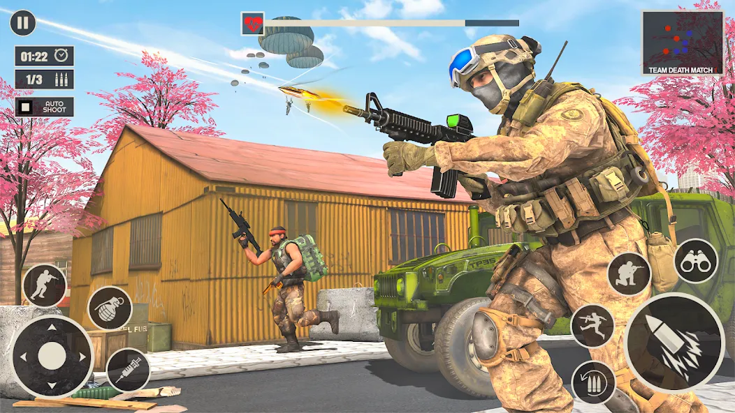 Offline War Shooting Games 3D  [МОД Menu] Screenshot 1