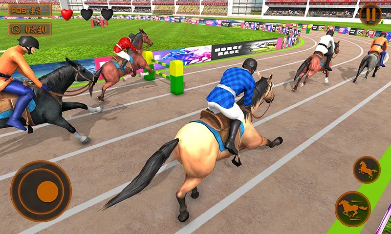 Mounted Horse Racing Games  [МОД Много денег] Screenshot 4