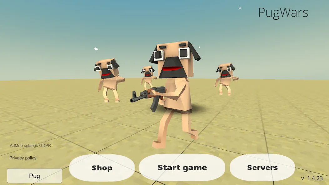 PugWars (Пагварс)  [МОД Бесконечные монеты] Screenshot 4