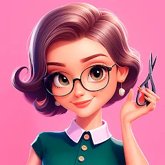 Взломанная Beauty Tycoon: Hair Salon Game (Бьюти Тайкун)  [МОД Бесконечные монеты] - стабильная версия apk на Андроид