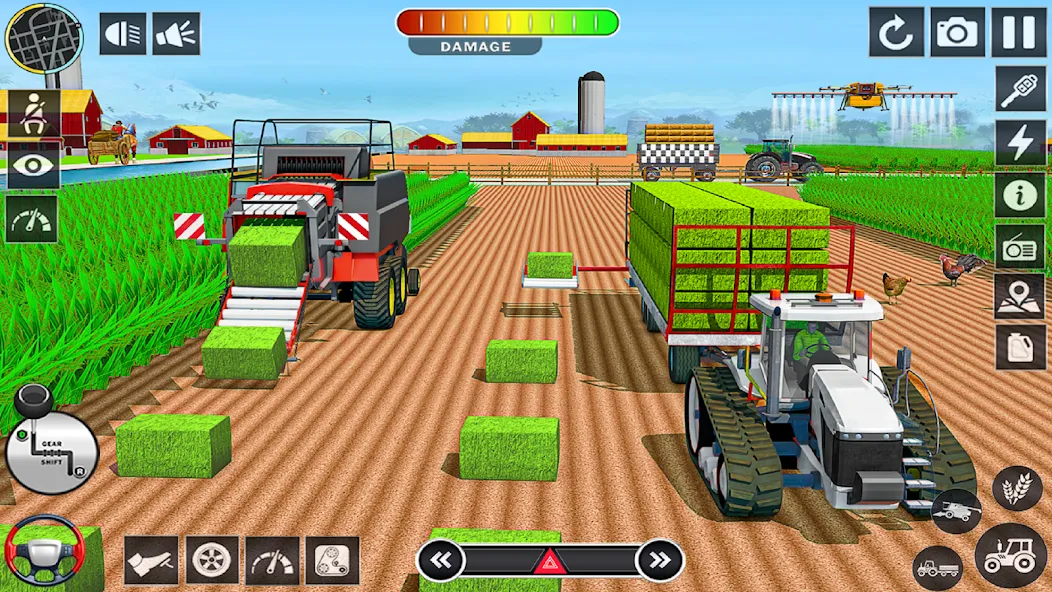 Big Tractor Farming Simulator (Биг Трактор Фарминг Симулятор)  [МОД Много монет] Screenshot 5