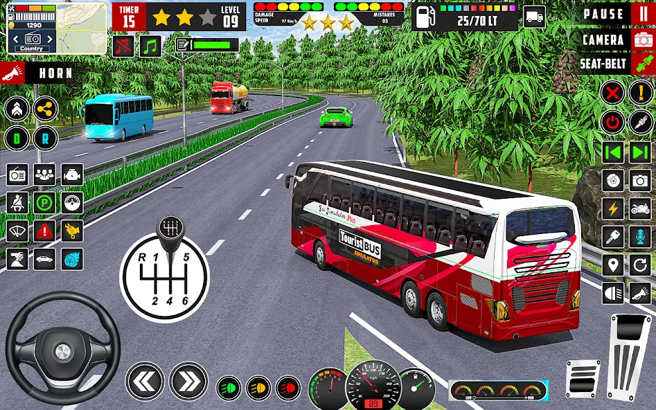 City Bus Simulator 3D Bus Game (Симулятор городского автобуса 3D  игра   )  [МОД Бесконечные деньги] Screenshot 1