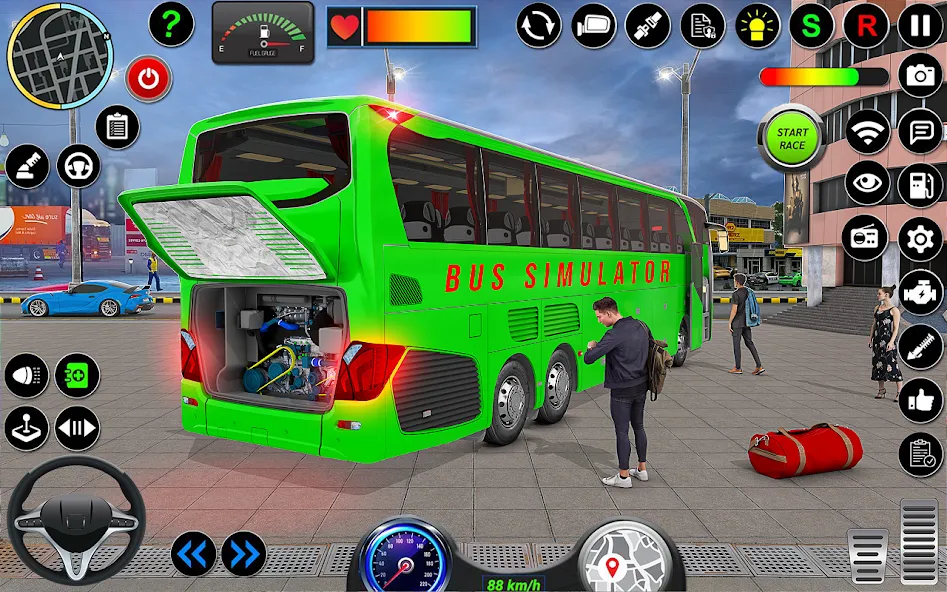 City Bus Simulator 3D Bus Game (Симулятор городского автобуса 3D  игра   )  [МОД Бесконечные деньги] Screenshot 2