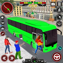 Взломанная City Bus Simulator 3D Bus Game (Симулятор городского автобуса 3D  игра   )  [МОД Бесконечные деньги] - последняя версия apk на Андроид