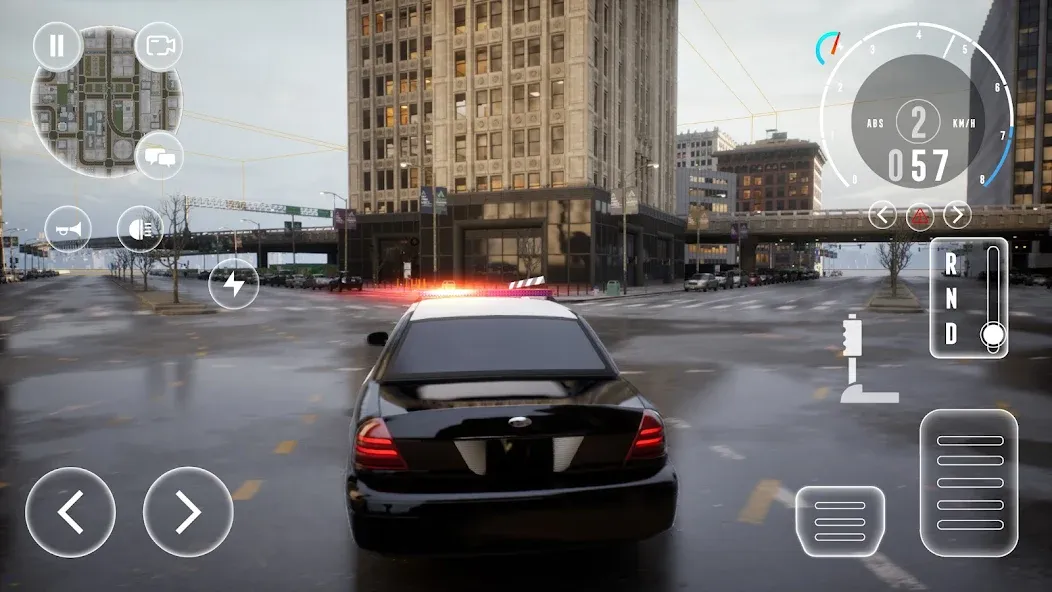 Police Car Simulator 2023 (Полицейский симулятор автомобиля 2023)  [МОД Много монет] Screenshot 1