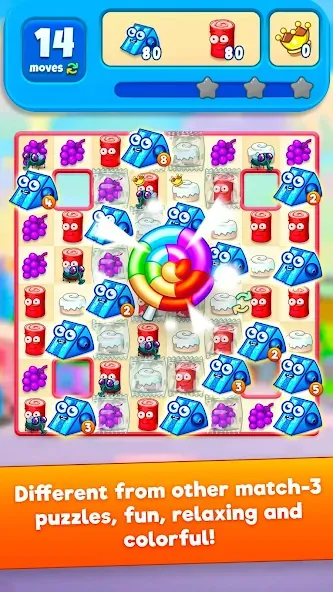 Sugar Heroes - match 3 game  [МОД Все открыто] Screenshot 1