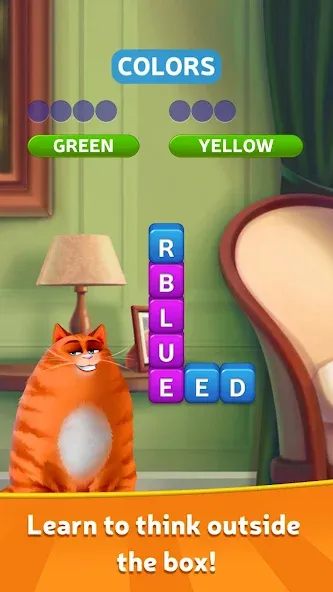 Kitty Scramble: Word Game  [МОД Mega Pack] Screenshot 1