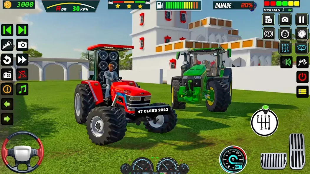 US Tractor Farming Games 3d  [МОД Бесконечные монеты] Screenshot 1