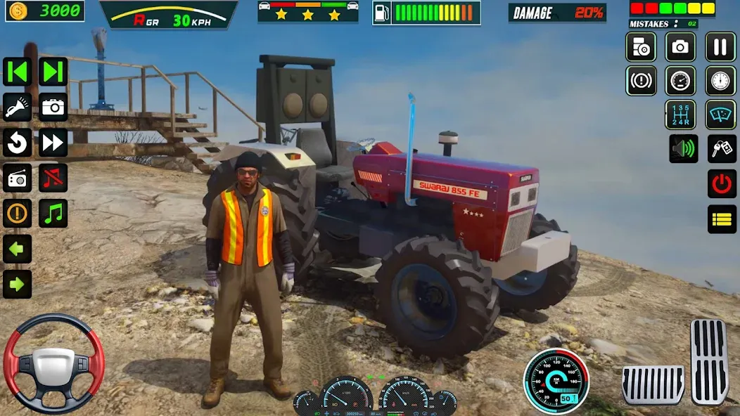 US Tractor Farming Games 3d  [МОД Бесконечные монеты] Screenshot 3