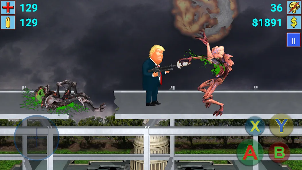 Aliens vs President (Элиены против Президента)  [МОД Menu] Screenshot 5