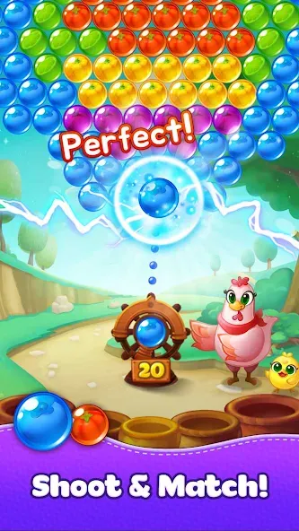 Bubble CoCo : Bubble Shooter (Бабл Коко)  [МОД Много денег] Screenshot 1