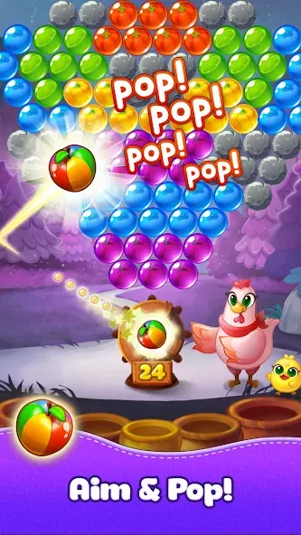 Bubble CoCo : Bubble Shooter (Бабл Коко)  [МОД Много денег] Screenshot 2