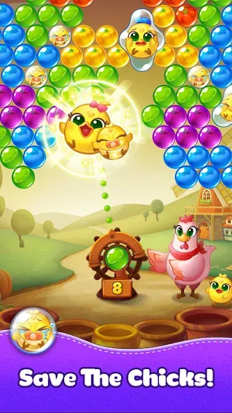 Bubble CoCo : Bubble Shooter (Бабл Коко)  [МОД Много денег] Screenshot 4