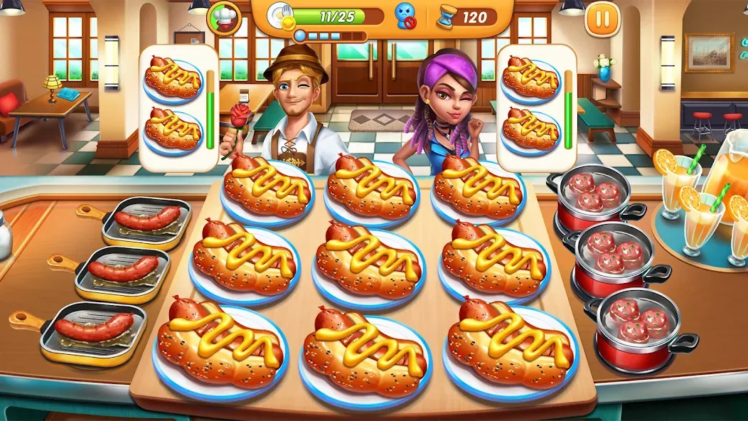 Cooking City - Cooking Games (Кукинг Сити)  [МОД Бесконечные деньги] Screenshot 4