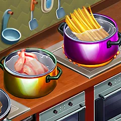 Взлом Cooking Team: Restaurant Games  [МОД Бесконечные деньги] - полная версия apk на Андроид