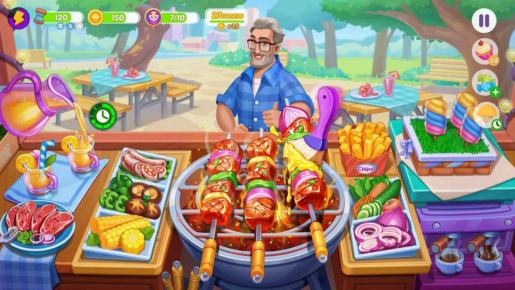 Cooking Town - Restaurant Game (Кукинг Таун)  [МОД Все открыто] Screenshot 1