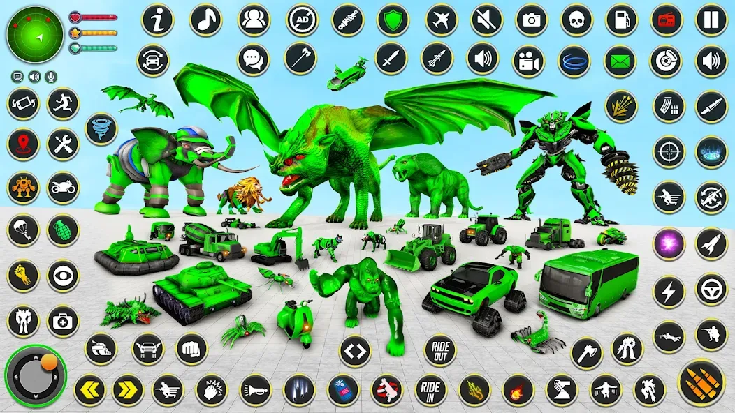 Multi Animal Robot Car Games (Мульти Анимал Робот Кар Игры)  [МОД Unlocked] Screenshot 3