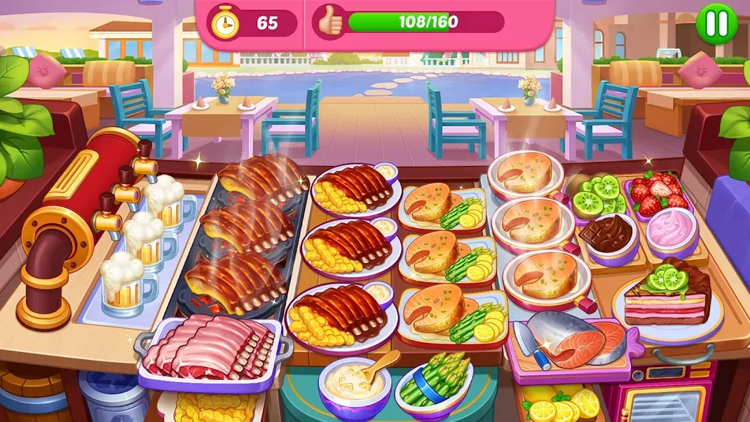 Crazy Cooking Diner: Chef Game (Крейзи кукинг дайнер)  [МОД Все открыто] Screenshot 4