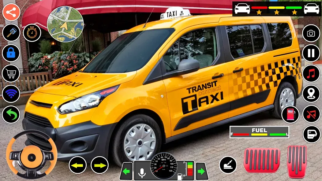 US Taxi Game 2023-Taxi Driver  [МОД Бесконечные монеты] Screenshot 2