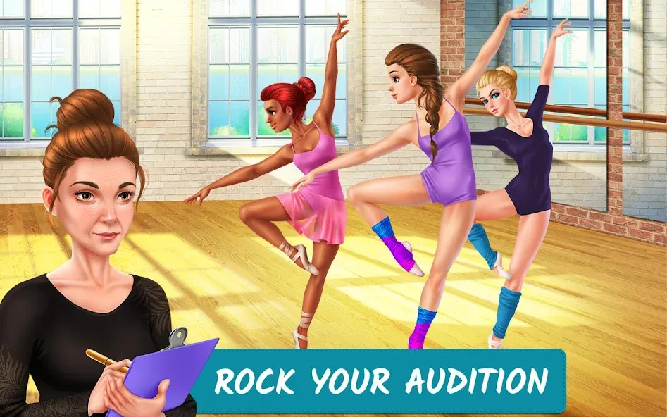 Dance School Stories  [МОД Menu] Screenshot 1