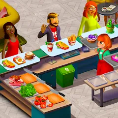 Скачать взломанную Cooking Cup: Fun Cafe Games (Кукинг Кап)  [МОД Menu] - последняя версия apk на Андроид